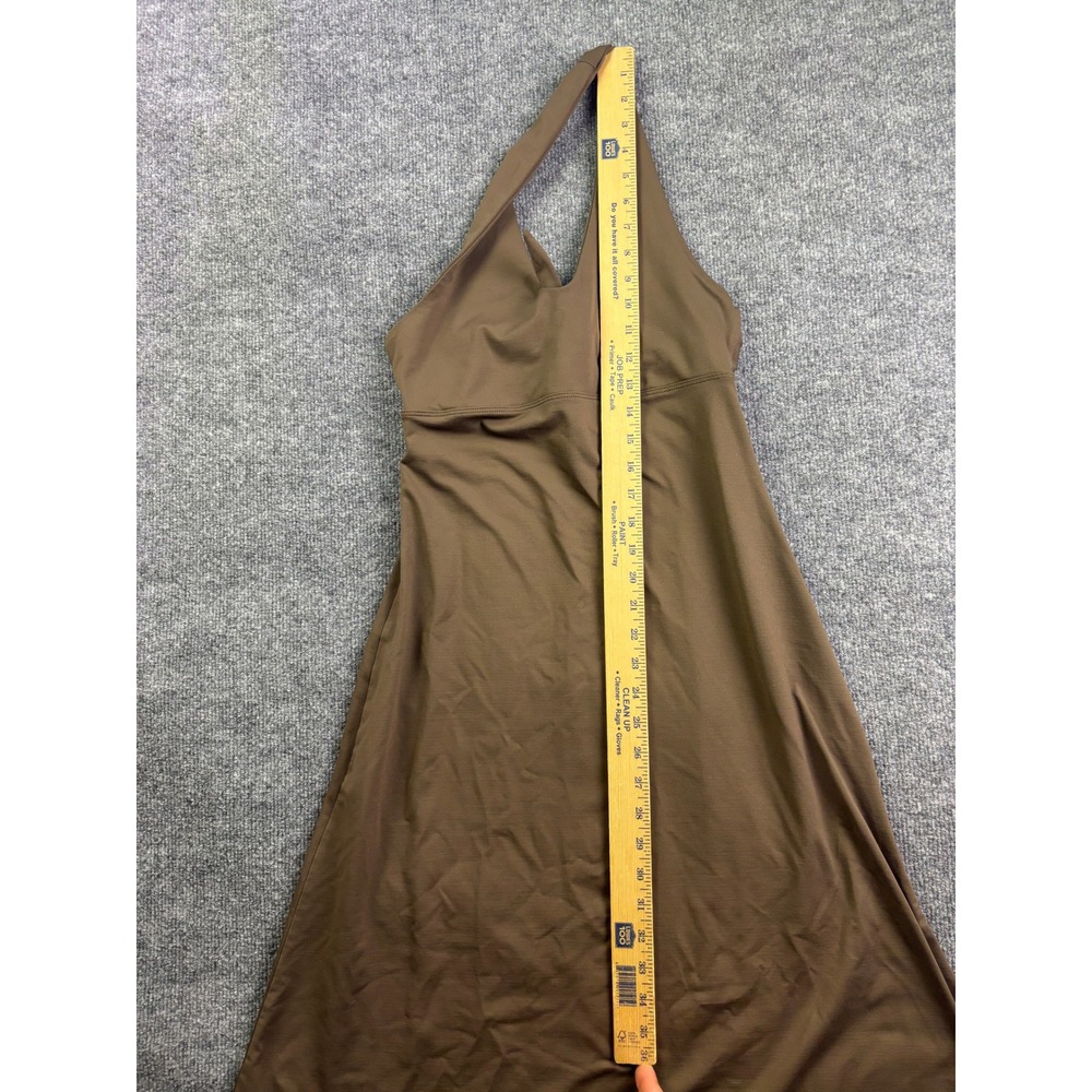 Patagonia Halter Dress Womens Small Brown Tie Back Activewear Casual - Picture 4 of 9